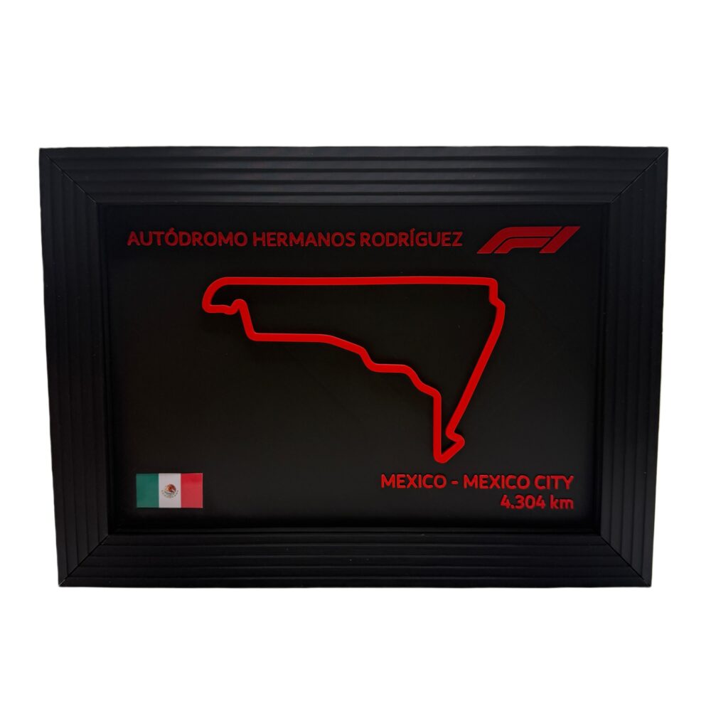 Formula 1 Race Track - Autodromo Hermanos Rodriguez