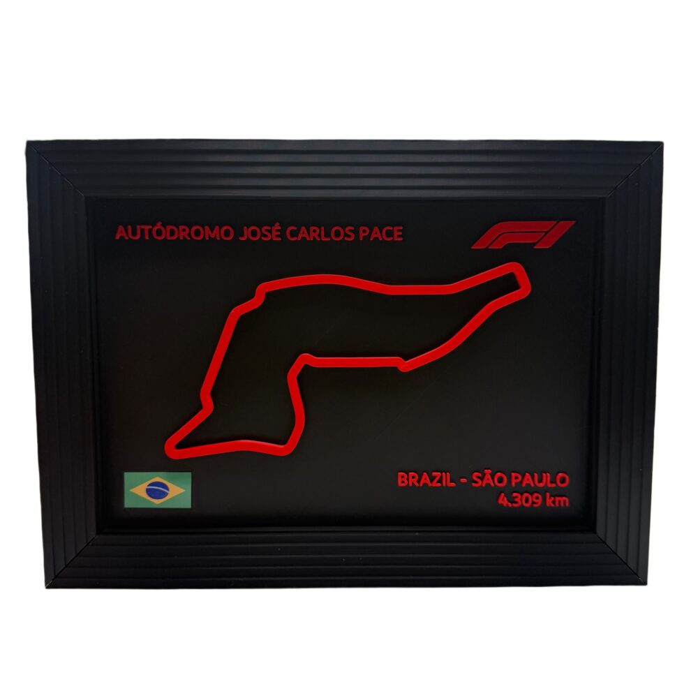 Formula 1 Race Track - Autodromo Jose Carlos Pace