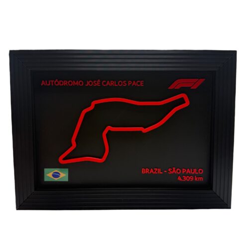 Formula 1 Race Track - Autodromo Jose Carlos Pace