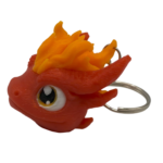 Baby Fire Dragon Keyring