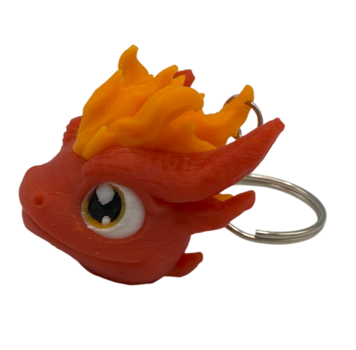 Baby Fire Dragon_2-Photoroom Baby Fire Dragon Keyring