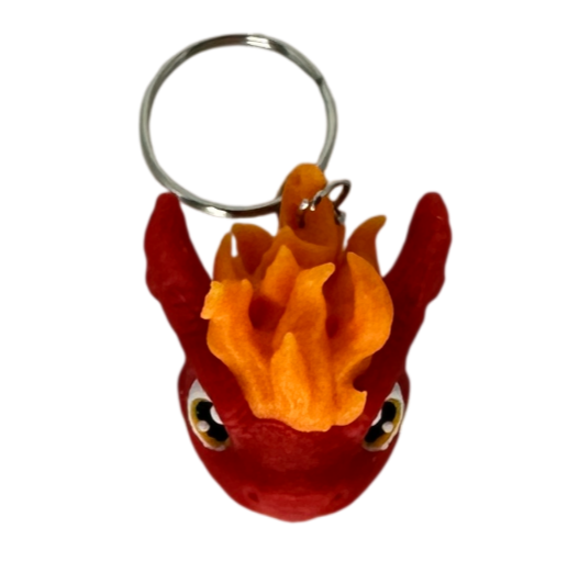 Baby Fire Dragon_6-Photoroom Baby Fire Dragon Keyring