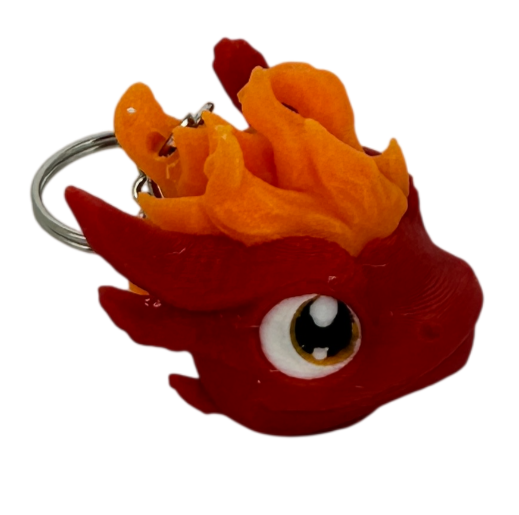 Baby Fire Dragon_7-Photoroom Baby Fire Dragon Keyring
