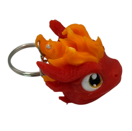 Baby Fire Dragon_9-Photoroom Baby Fire Dragon Keyring