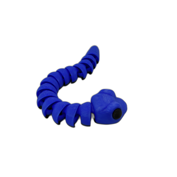 Baby Snake Articulating Toy - Dark Blue