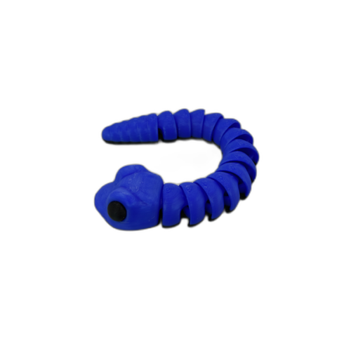 Baby Snake Articulating Toy - Dark Blue