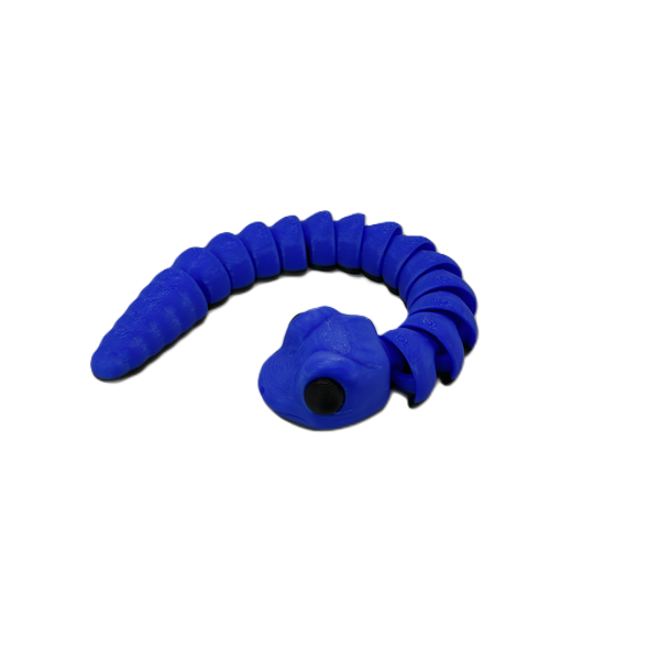 Baby Snake Articulating Toy - Dark Blue