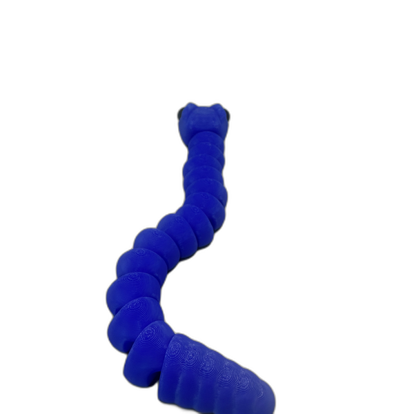 Baby Snake Articulating Toy - Dark Blue