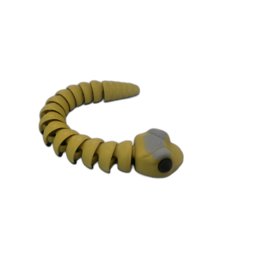 Baby Snake Gold_2_WB Baby Snake Articulating Toy - Gold