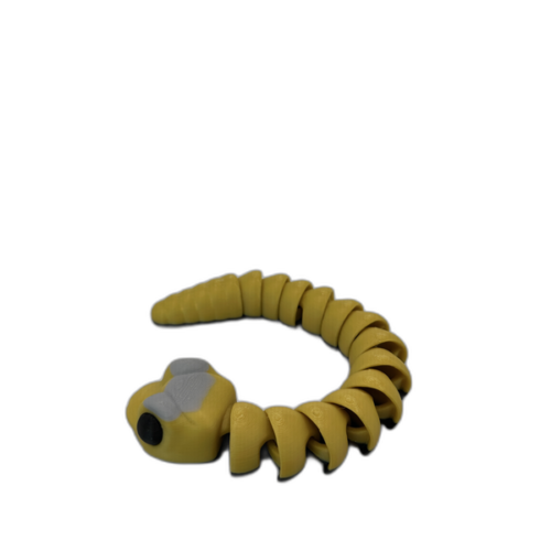 Baby Snake Gold_3_WB Baby Snake Articulating Toy - Gold