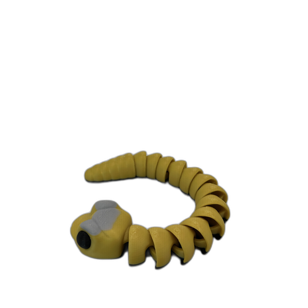 Baby Snake Gold_3_WB Baby Snake Articulating Toy - Gold
