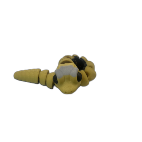 Baby Snake Gold_7_WB Baby Snake Articulating Toy - Gold