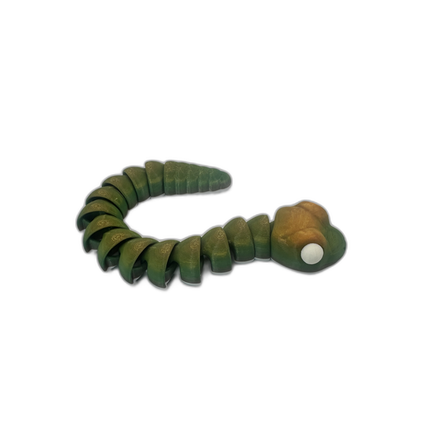 Baby Snake - Rainbow 3 Baby Snake Articulating Toy - Rainbow