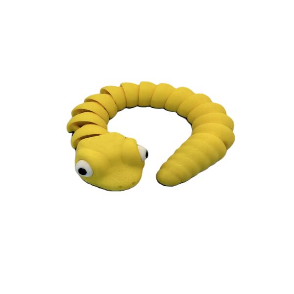 Baby Snake Articulating Toy - Yellow