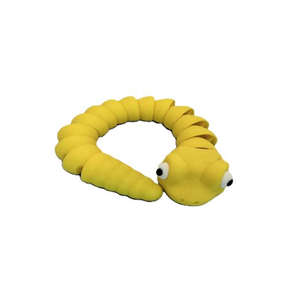Baby Snake Articulating Toy - Yellow