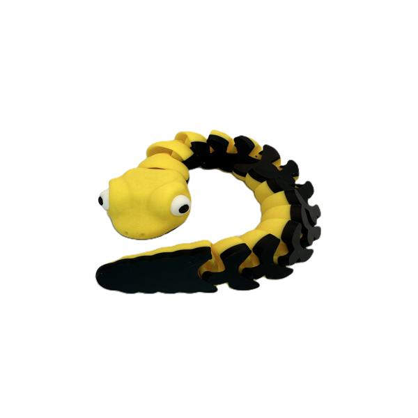 Baby Snake Articulating Toy - Yellow