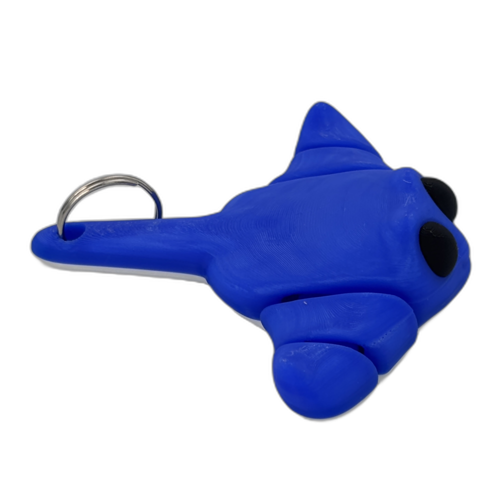 Baby Stingray Keyring - Blue