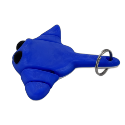 Baby Stingray Keyring - Blue