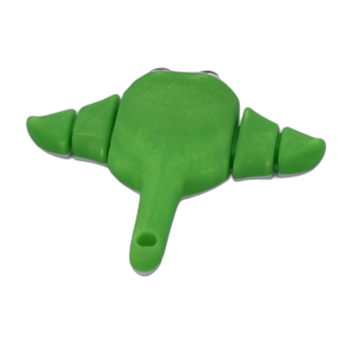 Baby Stingray Keyring - Green