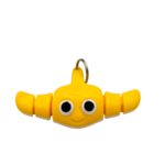 Baby Stingray Articulating Keyring - Yellow
