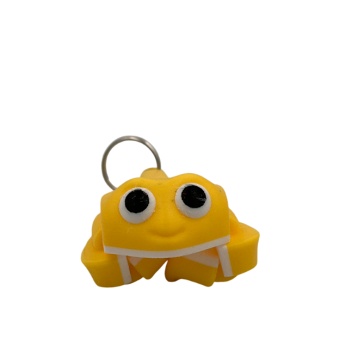 Baby Stingray Articulating Keyring - Yellow