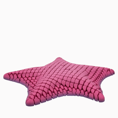Betsie Bat Sea Star - Mesh-like Fidget Animal - Pink