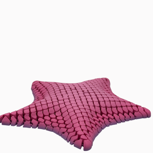 Betsie Bat Sea Star - Mesh-like Fidget Animal - Pink
