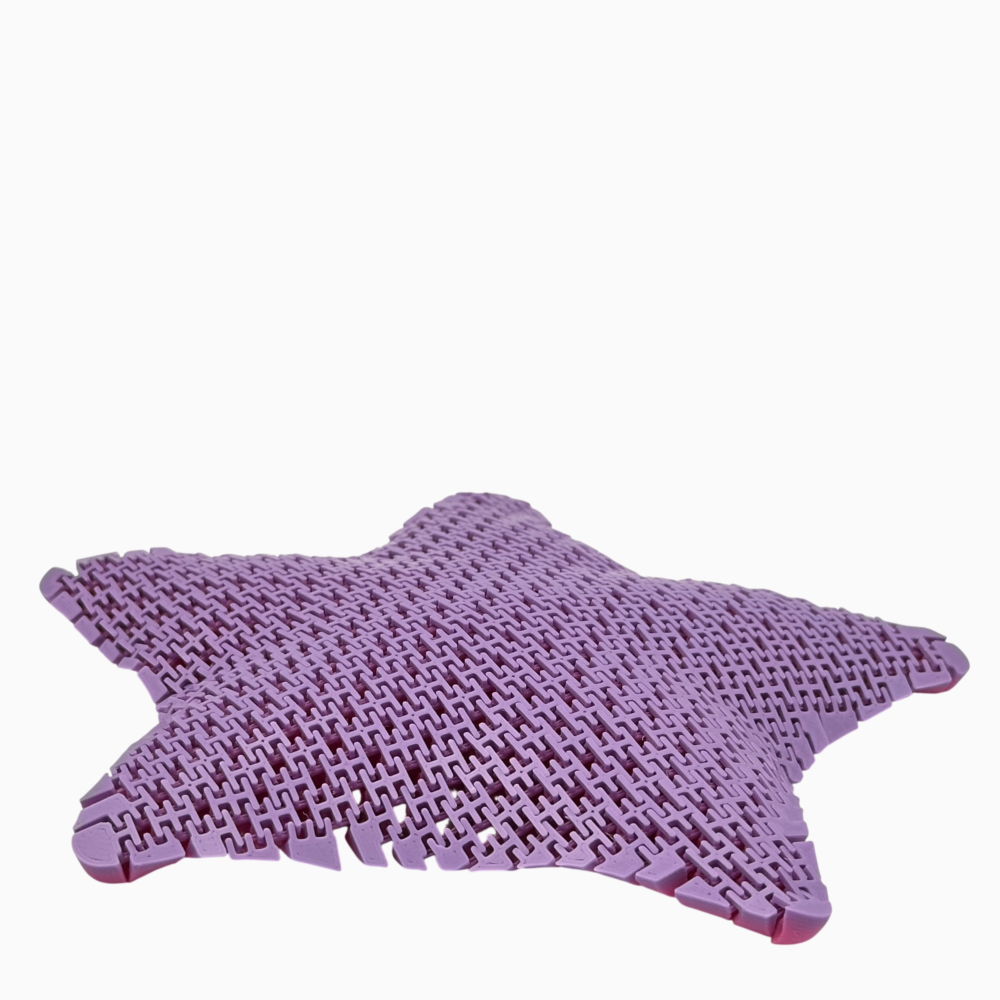 Betsie Bat Sea Star - Mesh-like Fidget Animal - Pink