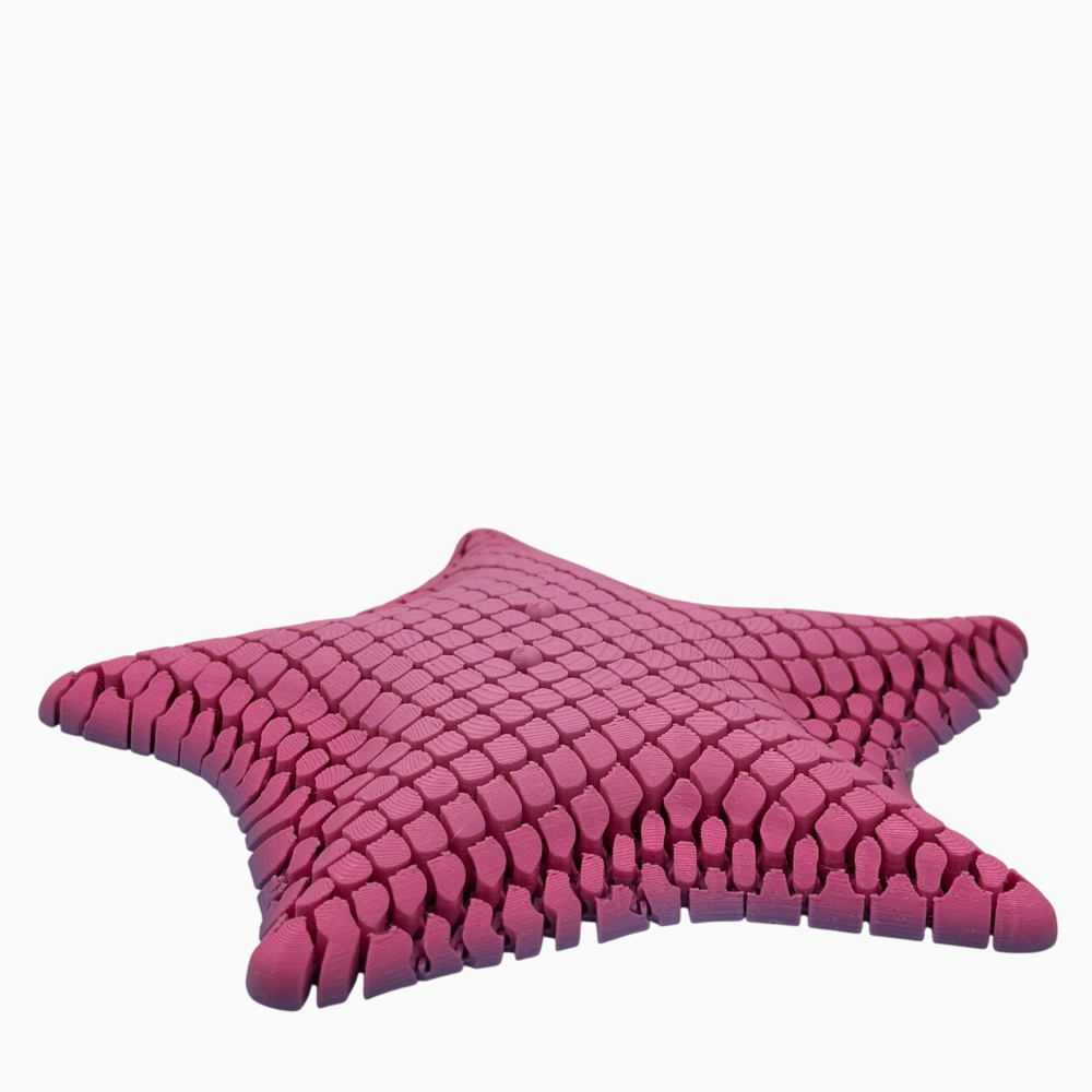 Betsie Bat Sea Star - Mesh-like Fidget Animal - Pink