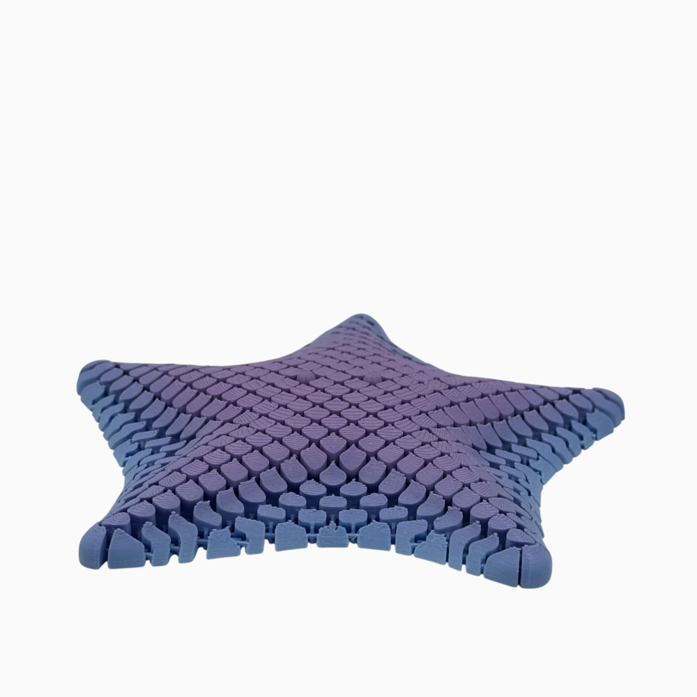 Betsie Bat Sea Star - Mesh-like Fidget Animal - Purple