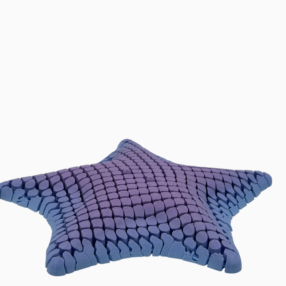 Betsie Bat Sea Star - Mesh-like Fidget Animal - Purple