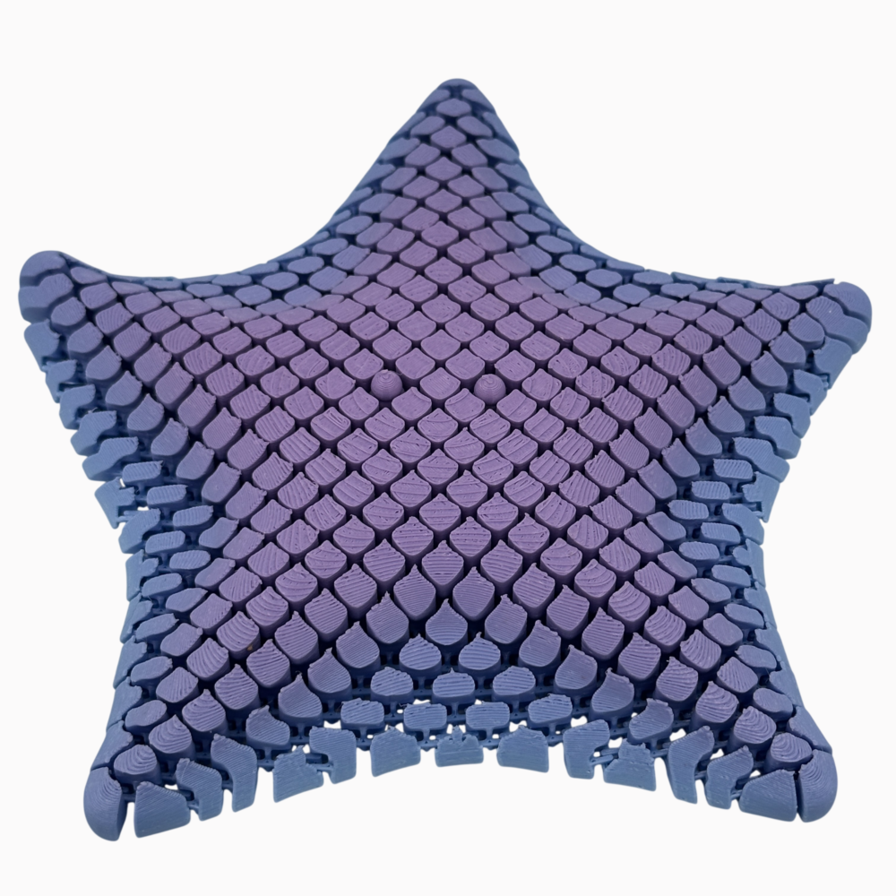 Betsie Bat Sea Star - Mesh-like Fidget Animal - Purple