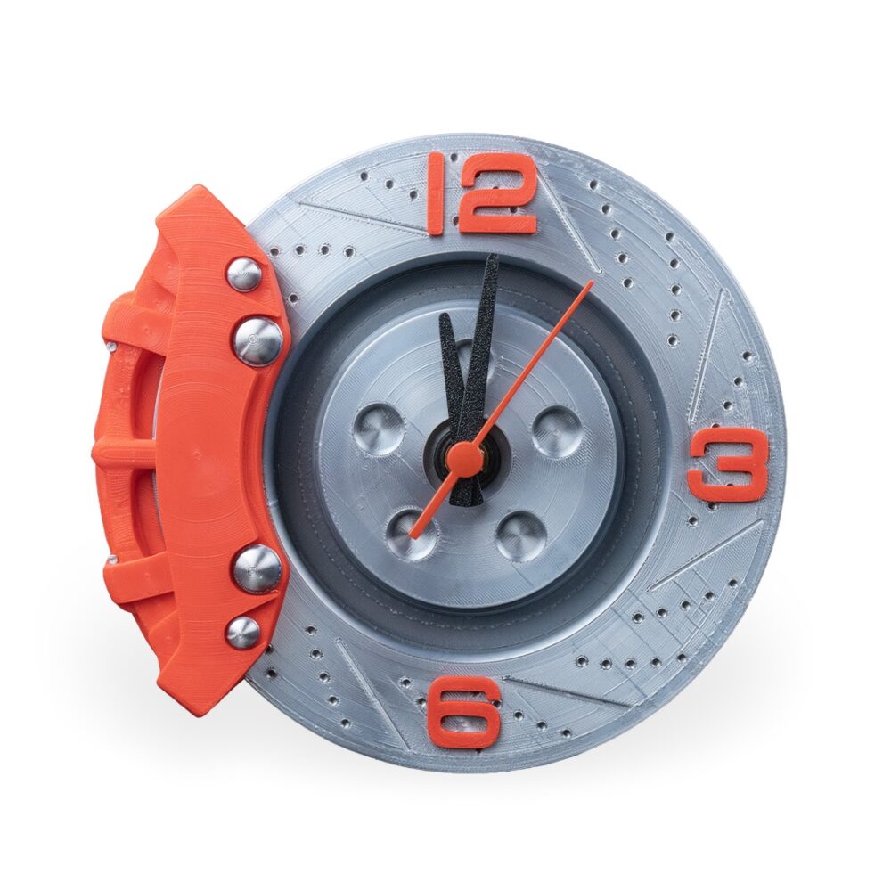 Brake Time 6 Brake Time! Wall Clock