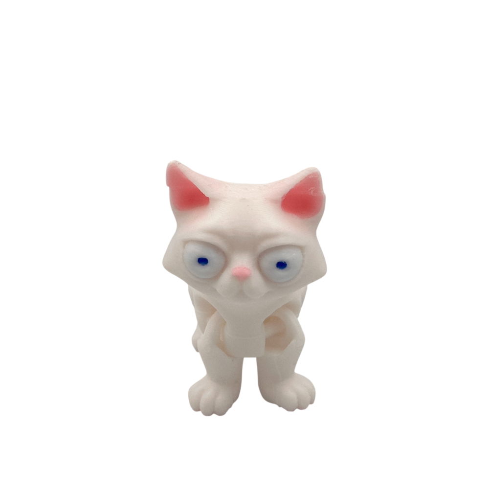 Busya the Cat - White