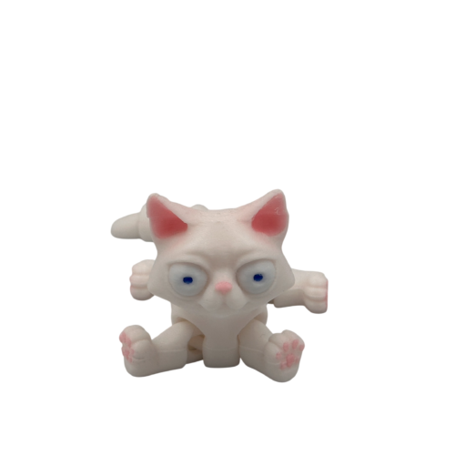 Busya the Cat - White
