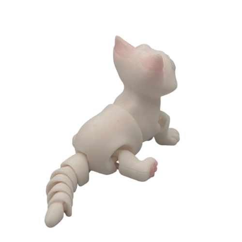 Busya the Cat - White