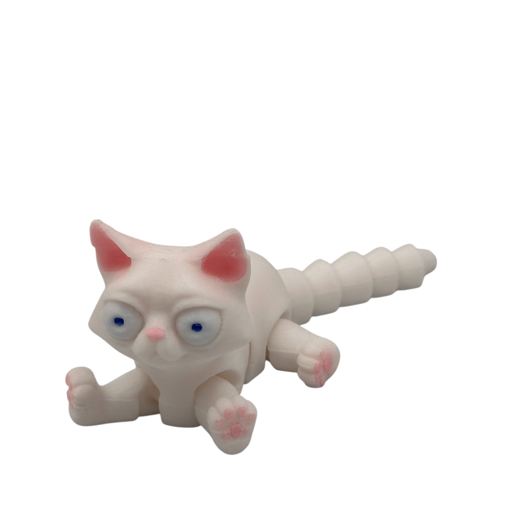 Busya the Cat - White