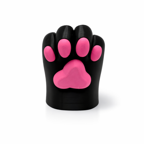 Cat Paw Pen/Pencil Holder - Black, Pink