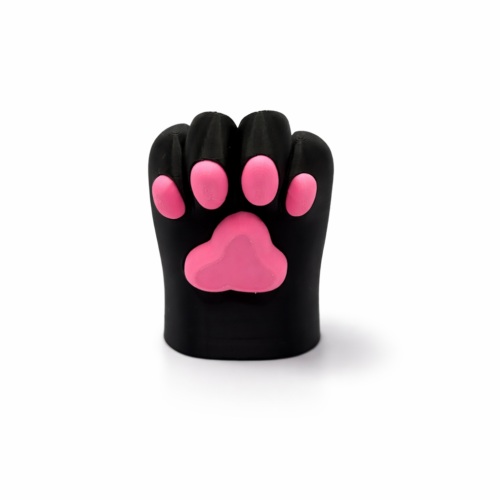 Cat Paw Pen/Pencil Holder - Black, Pink
