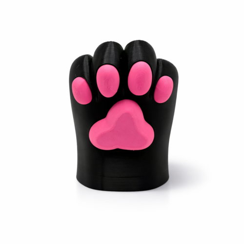 Cat Paw Pen/Pencil Holder - Black, Pink