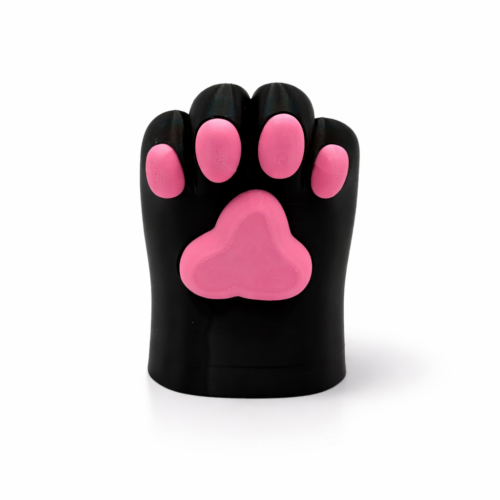 Cat Paw Pen/Pencil Holder - Black, Pink