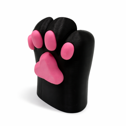 Cat Paw Pen/Pencil Holder - Black, Pink