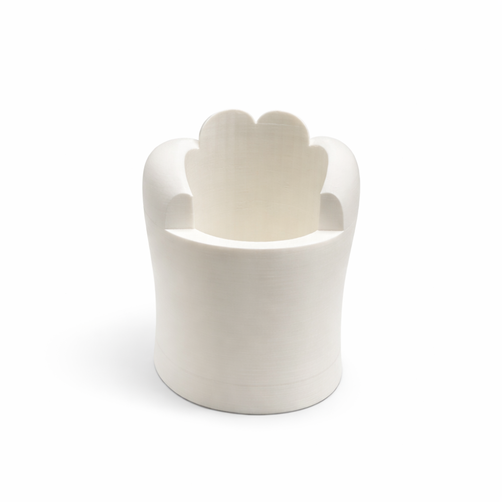 Cat Paw Pen/Pencil Holder - White, Pink