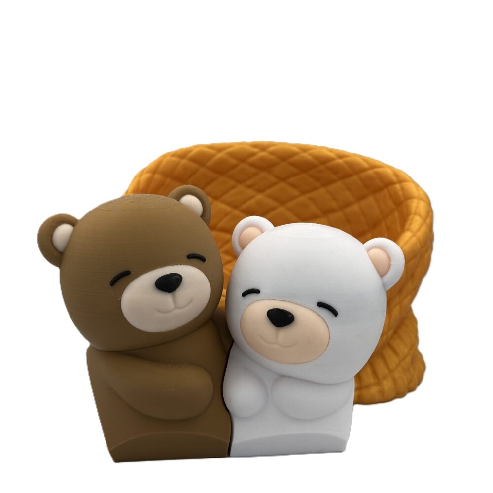 Cuddling Bears - Gold