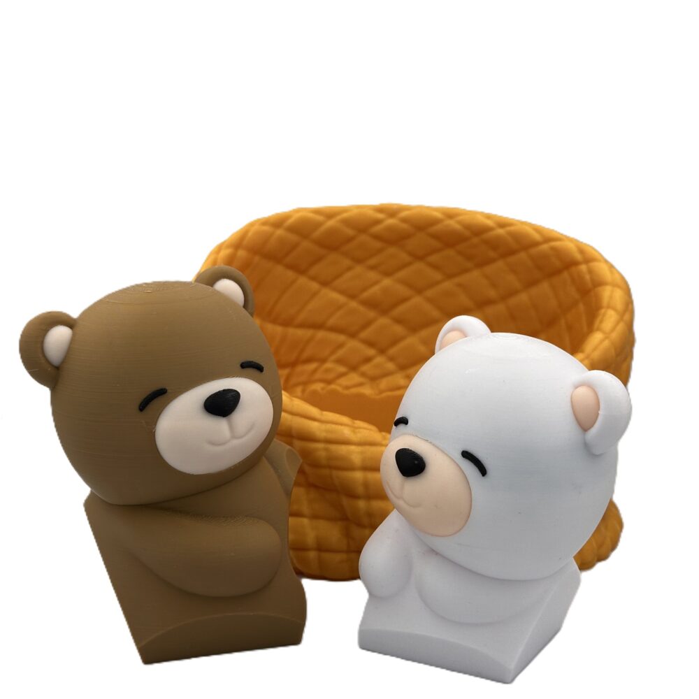 Cuddling Bears - Gold