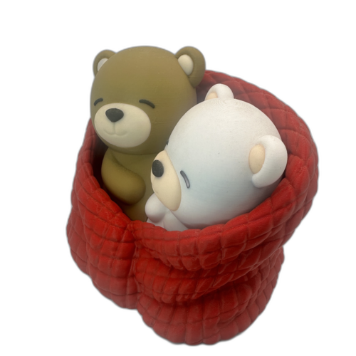 Cuddling Bears_2_WB Cuddling Bears - Red