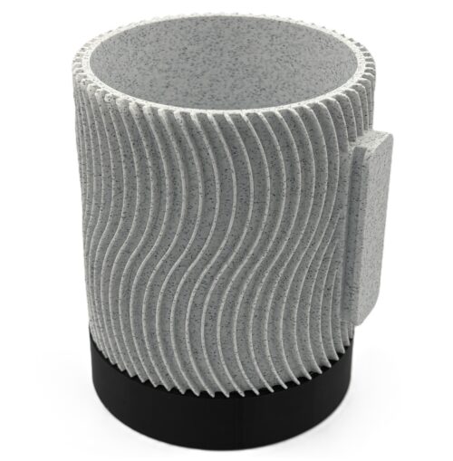 Cylindrix Curve Indoor Wall Planter