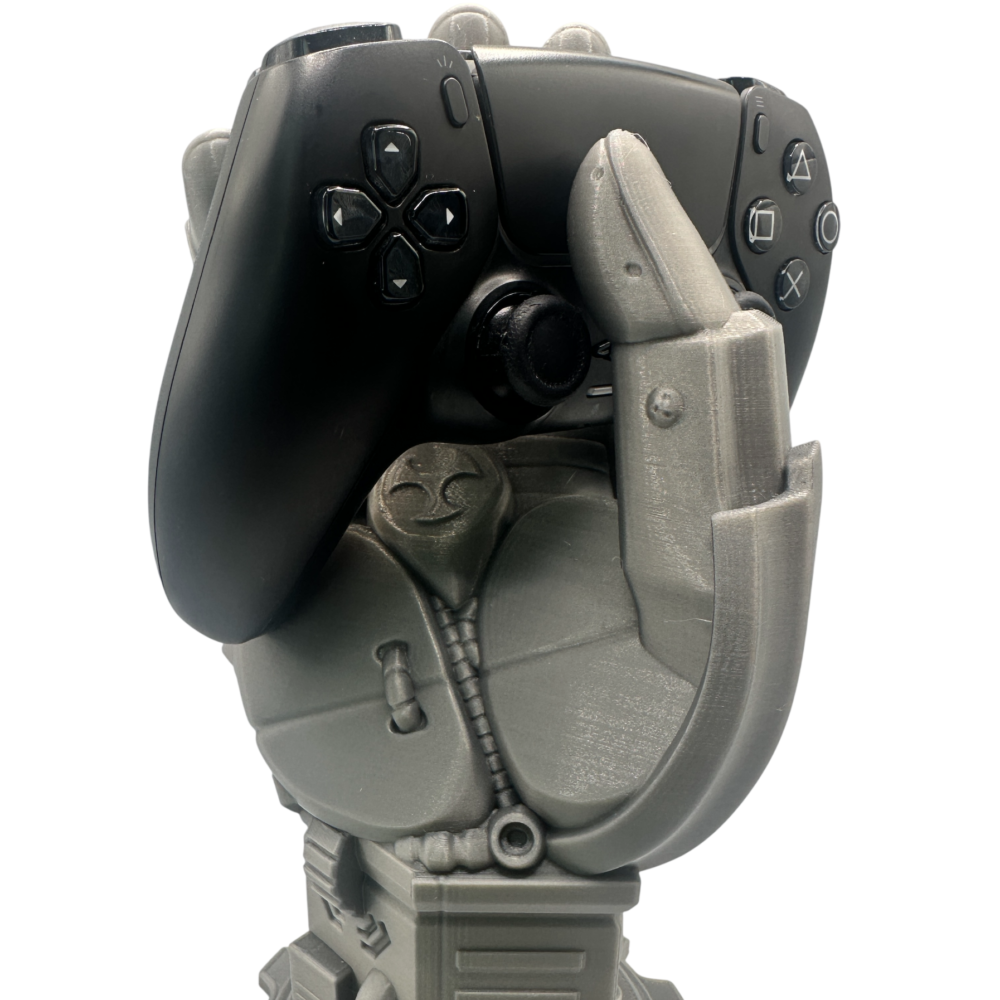 Gearbox Grab Fingers Silver_6 Gearbox Grab Fingers Gaming Controller Holder - Silver