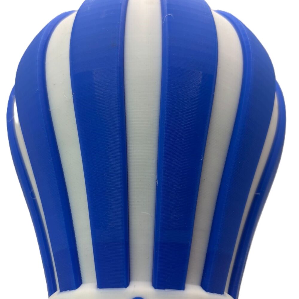 Hot Air Baloon Blue 1 Hot Air Balloon Wall Light - Blue, White