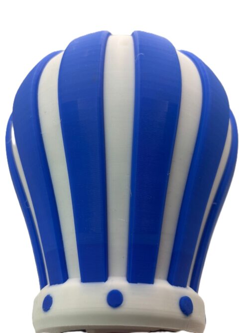 Hot Air Baloon Blue 1 Hot Air Balloon Wall Light - Blue, White